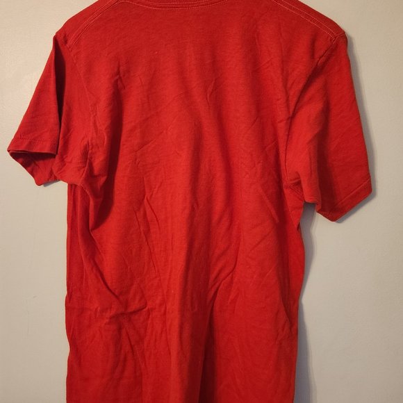 VMI (Virginia Military Institute) vintage red and yellow shirt - Picture 9 of 11